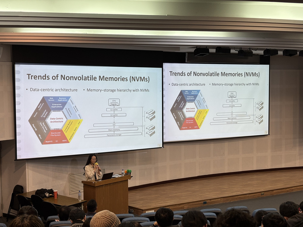 [Lecture & Seminar] Memory-Centric Computing in the AI Era: From Storage Systems to Racetrack Memory ArchitecturesImage