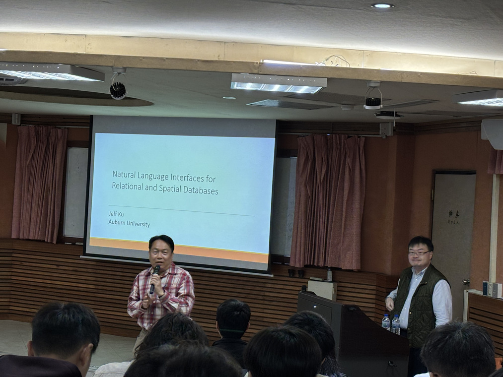 [Lecture & Seminar] Natural Language Interfaces for Relational and Spatial DatabasesImage